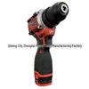16.8V Brushless Red Electric Drill & Screwdriver for Household Use