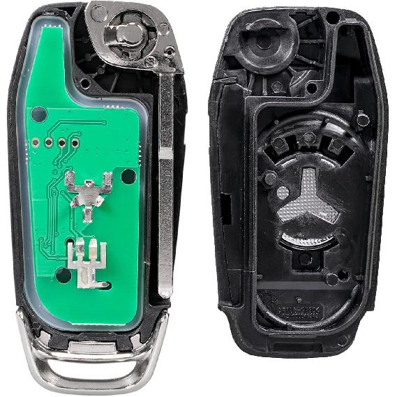 Flip Key Fob Replacement Fits For 2015 2016 Ford F150 Key Fob F250 F350 2017 2018   Explorer (2016-) F350 F450 Ranger Ecosport Bronco Keyless Entry