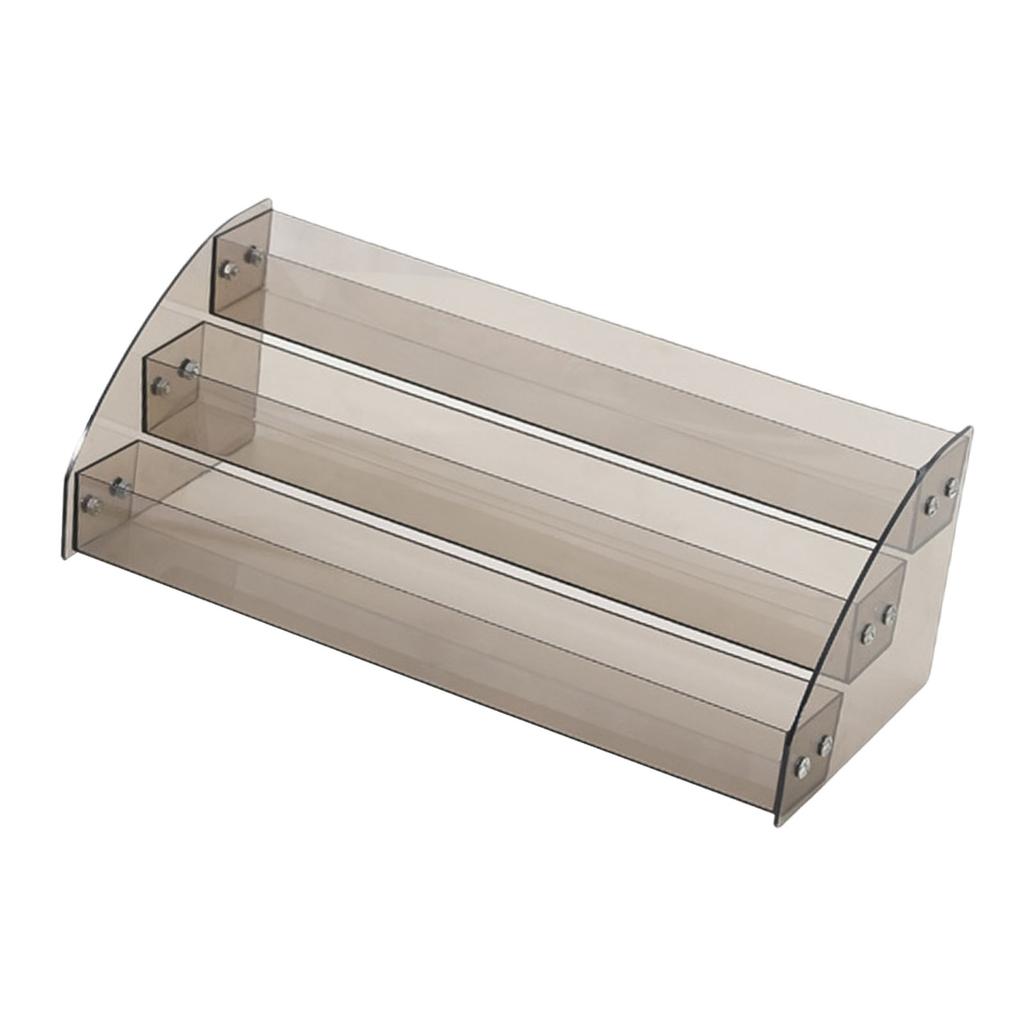 4 Tier Acrylic Riser Makeup Display Stand Multi Layer Organizer Rack Storage Organizers Lipstick for Dresser Collections 6 Tier