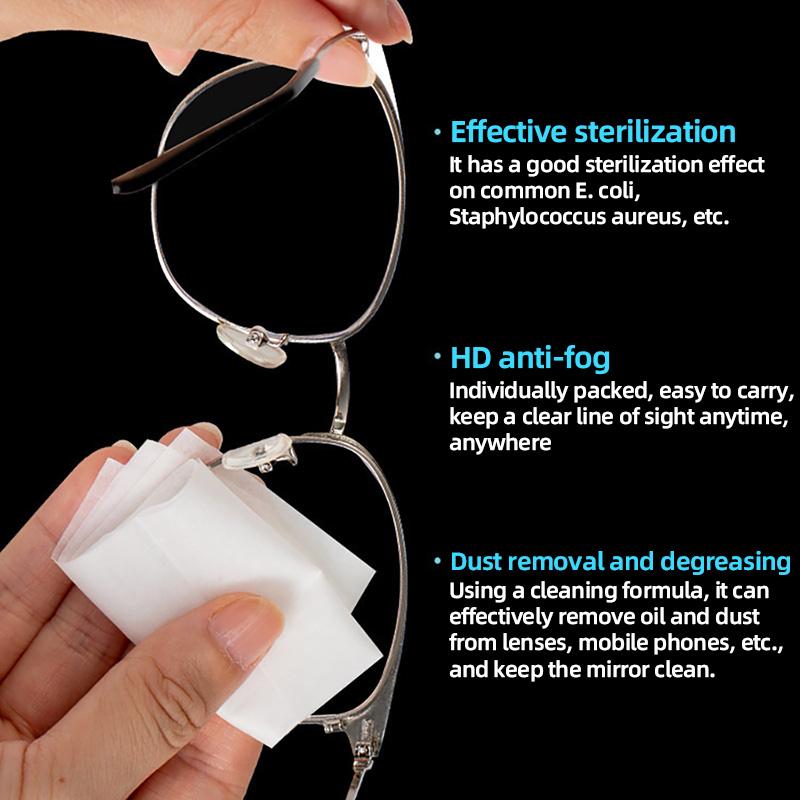 Japan Anti-fog Eye Wipes, Cleaning Towels, Disposable Glasses Cloth, Eye Lens Cleaning Artifact, Dust-free Cloth, Wipe Glasses