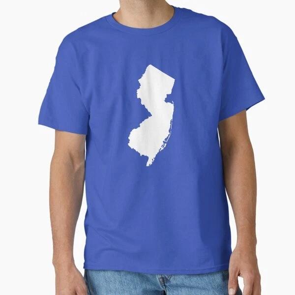 I Love New Jersey Classic TShirt Made In UsaAus TShirt S2xl S
