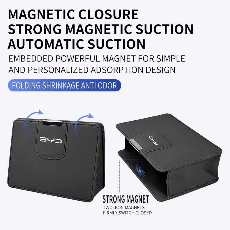Suitable for BYD Ato 3 Seal Seagull Dolphin Fa 3 Tang F3 E6 Yuan Song Plus car side door storage box seat back hanging trash can