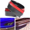 Universal PU Carbon Fiber Front Bumper Lip Splitter Chin Spoiler Body Trim (8ft)