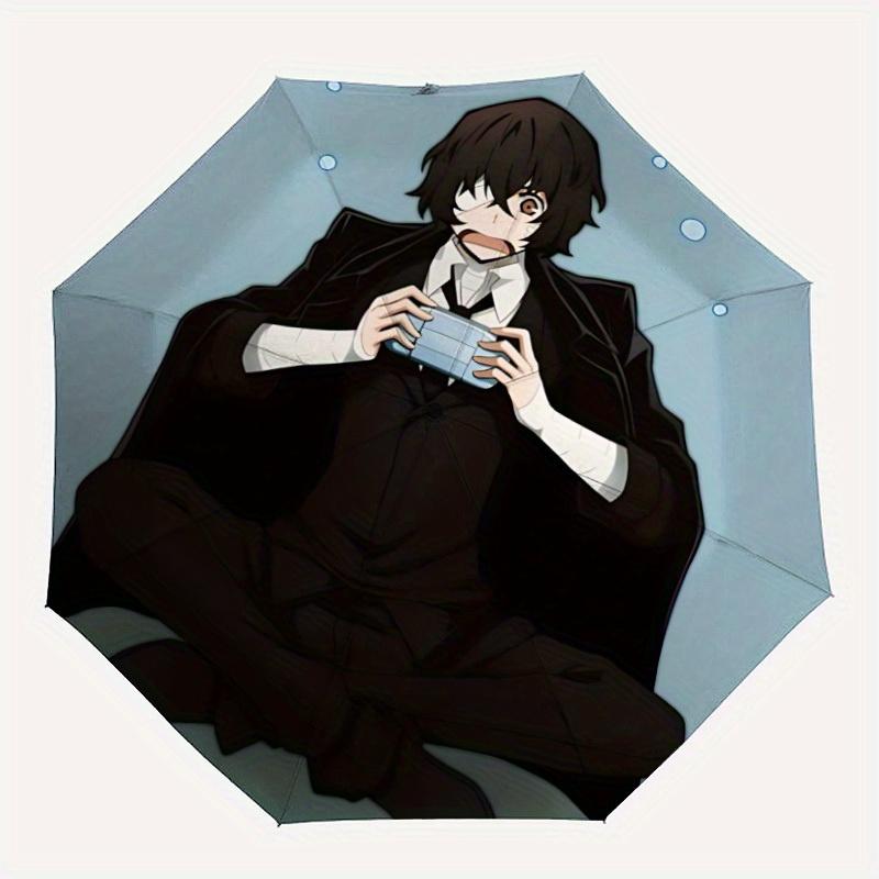 

1pc Demon Slayer Automatic Folding Umbrella, Portable Design with 8 Ribs, Casual Outdoor Accessory HolidayBirthday Gifts yy250814024