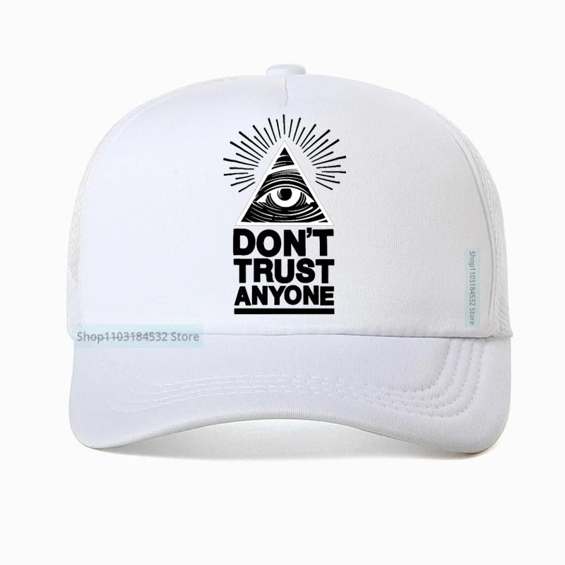 Eye of God Hats Vintage Egypt Pyramid AllSeeing Eye Illuminati Hat Punk Egyptian Triangle Adjustable Baseball Cap