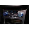 For Ford Focus 2015-18 Blue Aluminum Central Console AC Knob Ring Cover Trim 2X