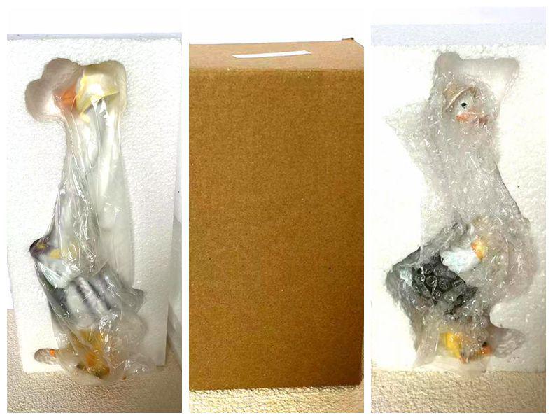 Creative Cartoon Duck Garden Ornament - Hand-Painted Resin Animal Craft