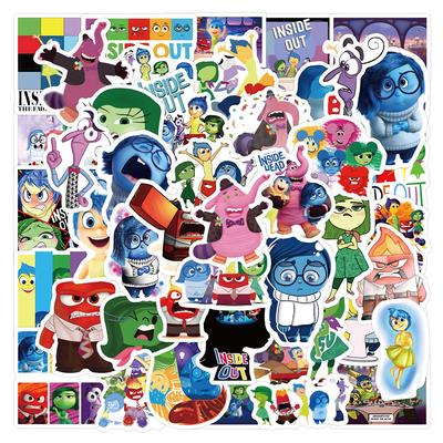 50pcs Cute Inside Out Stickers Graffiti Stickers for DIY Luggage Laptop Skateboard Motorcycle Bicycle Stickers
