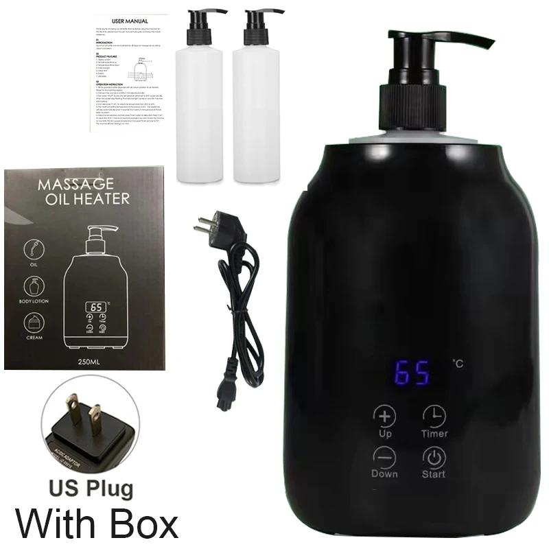 NEW Massage Oil Warmer Digital Lotion Cream Heater 2 Heat Modes Lotion Warmer Fast Heat Lotion Warmer LED Display with Timer