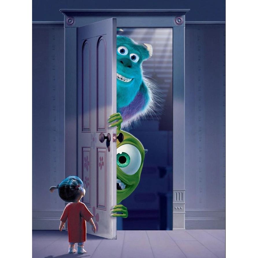 Monsters Inc Diamond Embroidery Cartoon Round Diamond Painting New Mosaic Puzzle Rhinestones Home Wall Decor