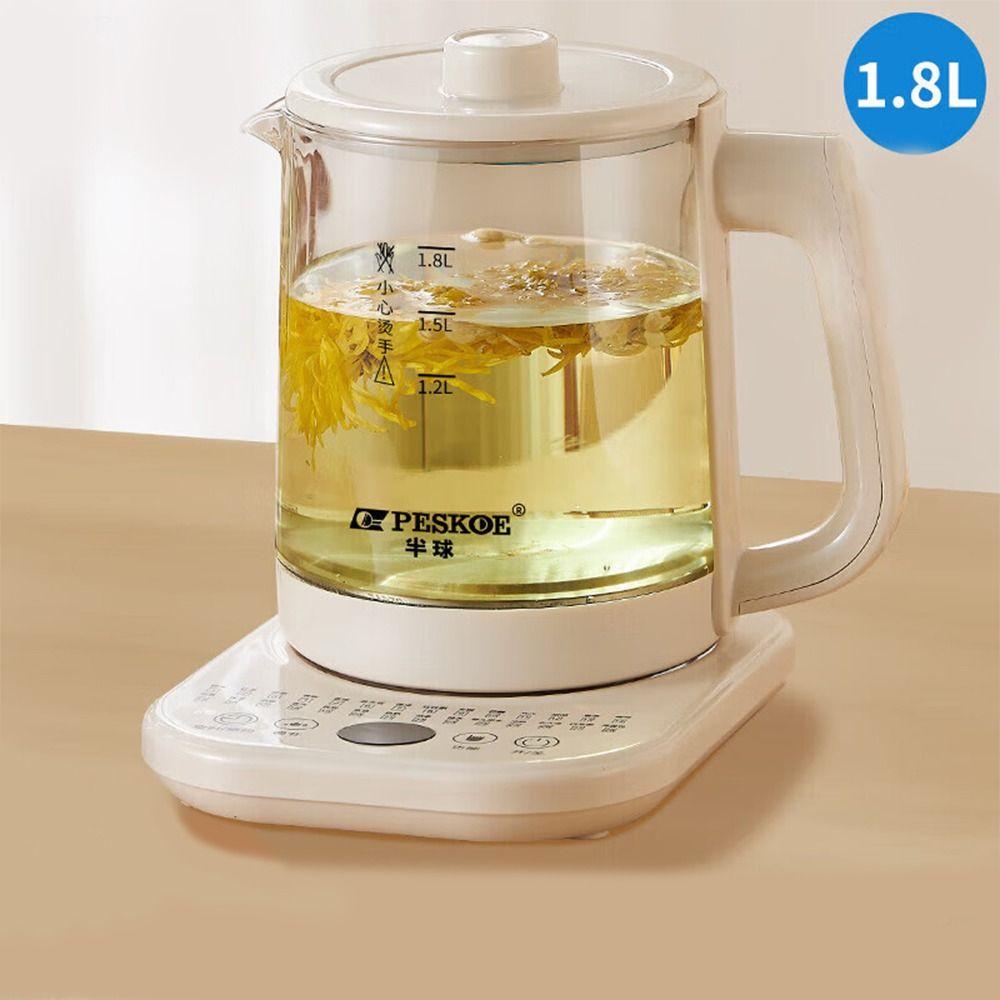 1.8L Electric Kettle 2H Keep Warm Healthy Herbal Tea Maker New Health Pot  Kitchen