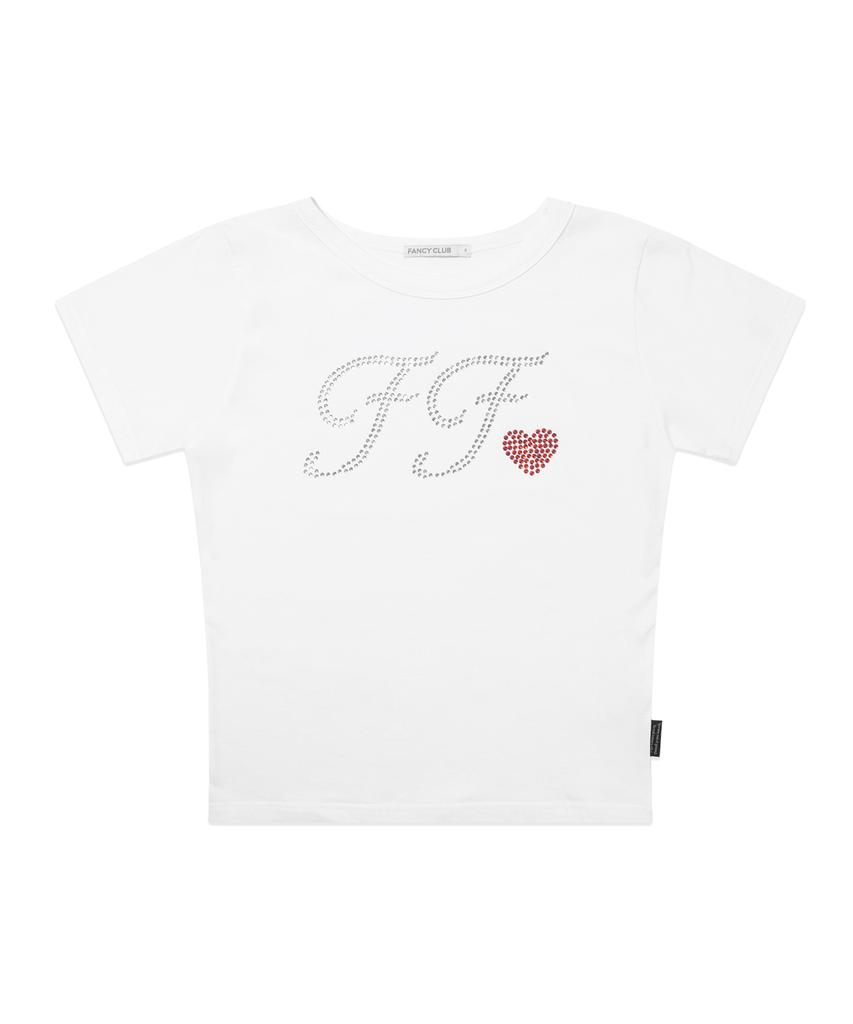 FANCY CLUB Glint Ff Tee (White) F26Qb088