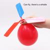 1 Set Outdoor Flying Balloon with Whistle Exercise Hands-on Ability Happy Flying Ball Balloon Aircraft for Easter Basket Fillers