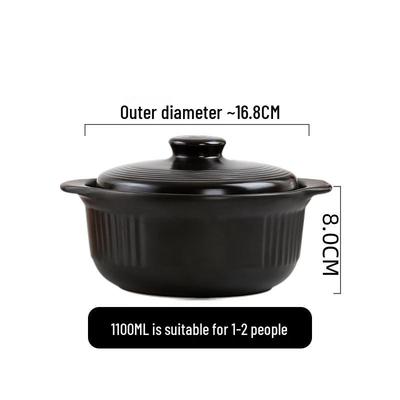 PuPan Heat-Resistant Ceramic Clay Pot Casserole