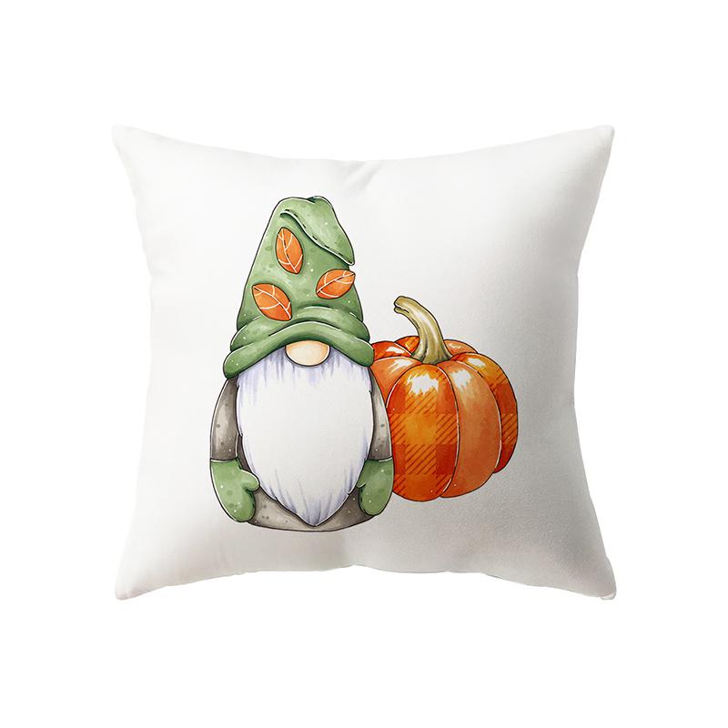 Alphabet Halloween Theme Throw Pillow Cover Pumpkin Witch Throw Pillow Cover Sofa Chair Bed Cushion Cover Home Decor