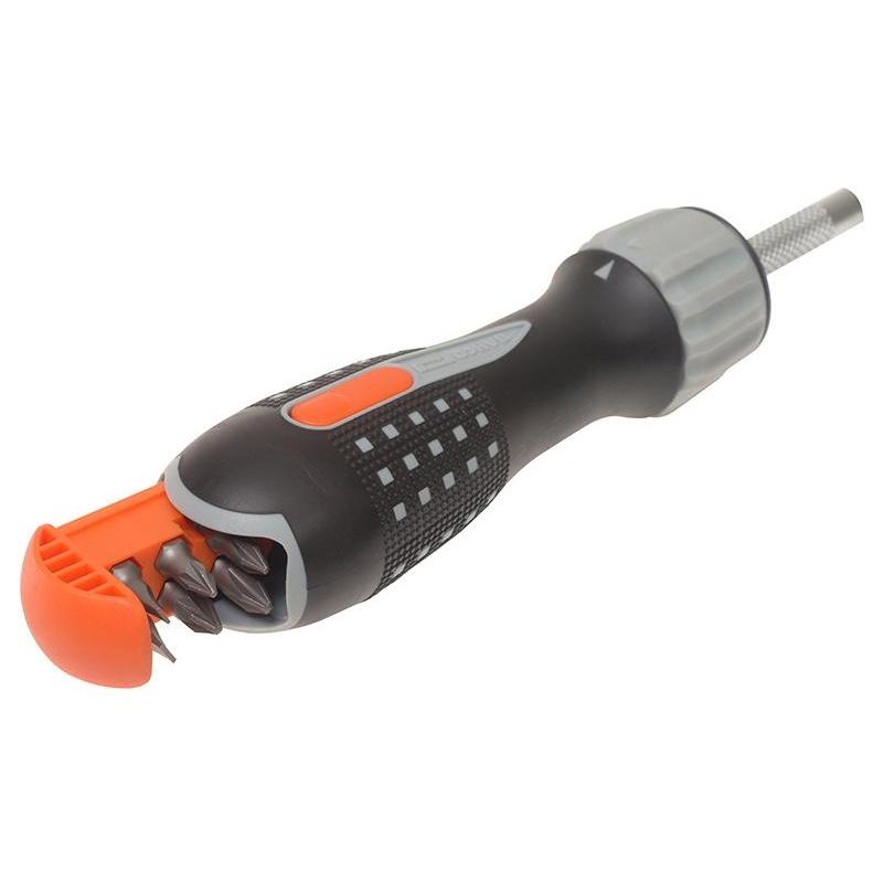 Bahco 808050l Led Ratchet Screwdriver & 6 Bit