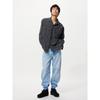 Uniqlo Brushed Cotton Open Collar Oversized Shirt  Long Sleeve 