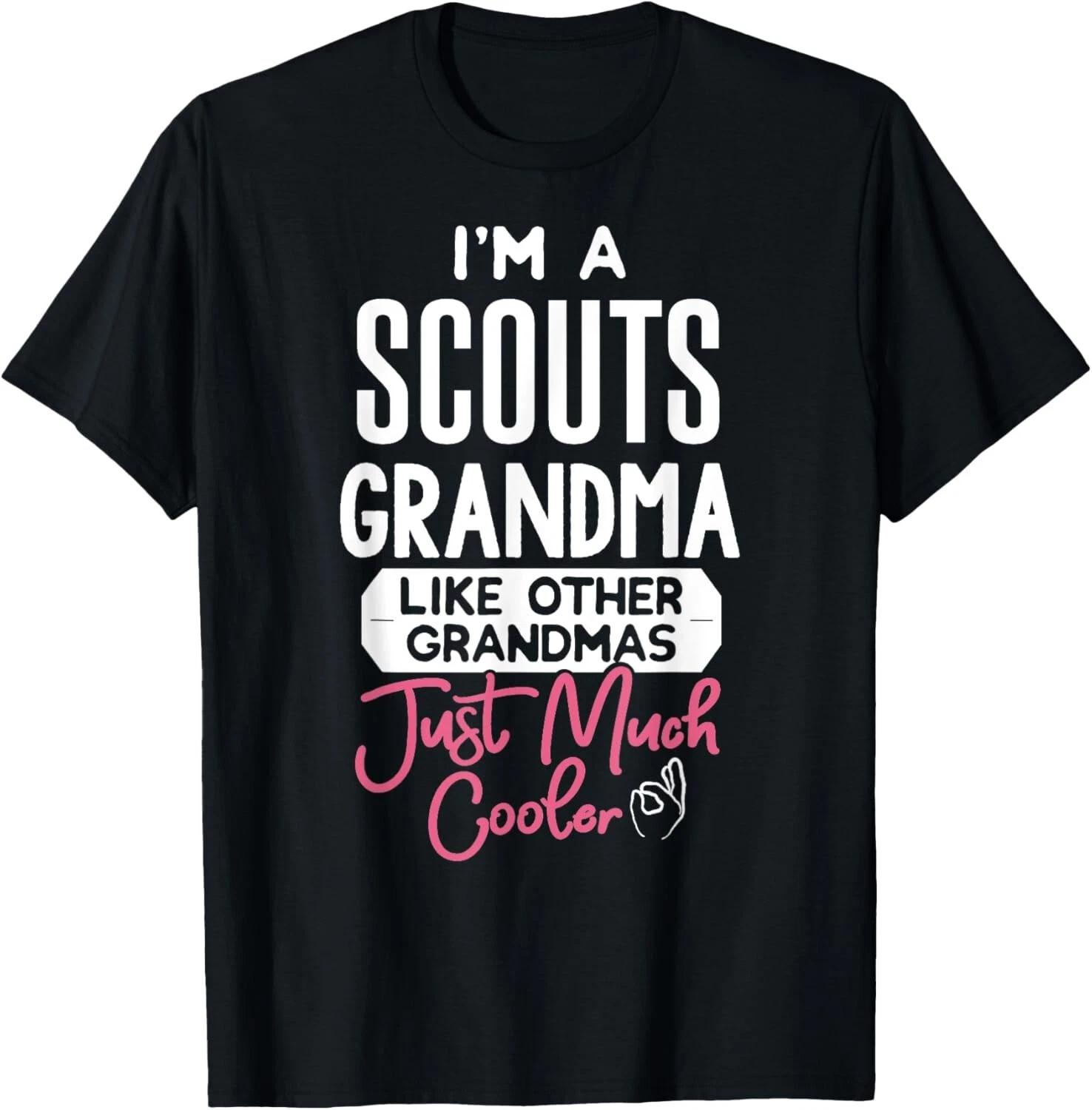 

Cool Mothers Day T-Shirt Scouts Grandma Tee Gift Unisex T-Shirt S