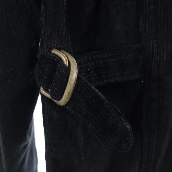 LOST CONTROL Corduroy Jacket 2 Black Leather Collar Men's Used