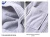 Unisex Long Pure Cotton Terry Bathrobe – Absorbent, Quick-Dry, Thickened for Men and Women.
