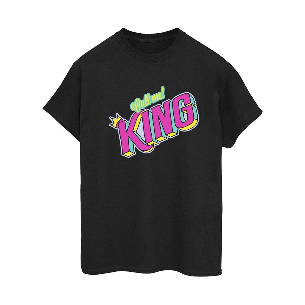 Disney Womens/Ladies The Lion King Classic King Cotton Boyfriend T-Shirt