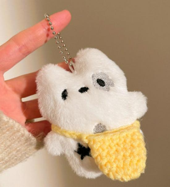 Cartoon Plush Keychains & Girls' Bag Accessories - Small, Versatile Gifts