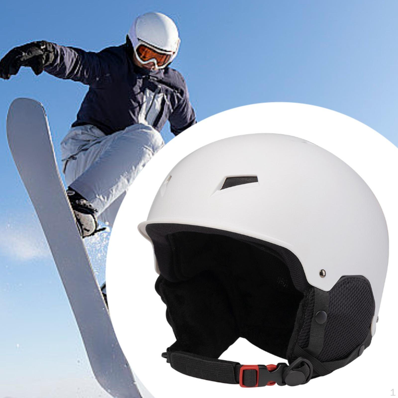 

Горнолыжный шлем для взрослых, шлем для сноуборда, регулируемая посадка, ударопрочный, дышащий, для снега S