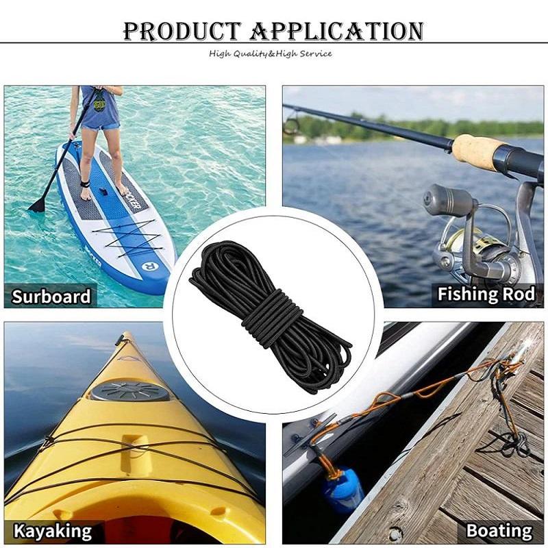 10 Meters Elastic Bungee Shock Cord Strong Stretch Rope String for DIY Jewelry Making Outdoor Tent Kayak Boat Camping Project
