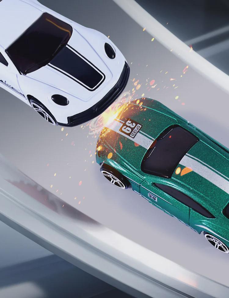 Children's Alloy Sliding Toy Sports Car Metal Model Cake Ornaments Decoration