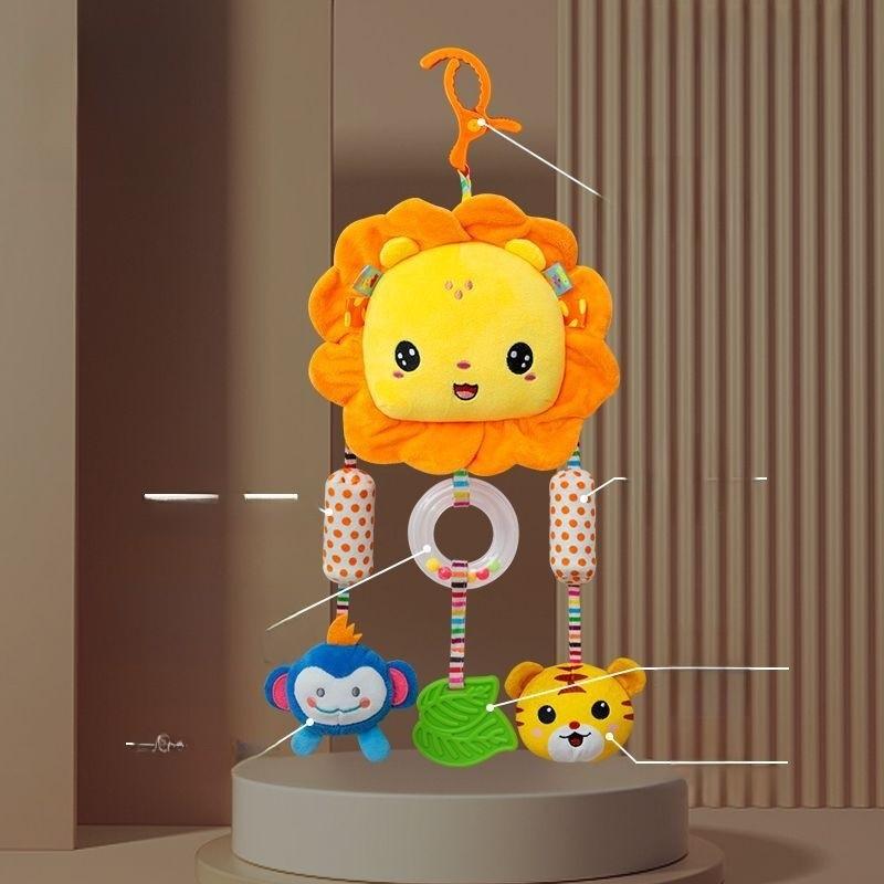 Baby Bedroom Baby Mobile With Plush Monkey Wind Chime For Crib Decor
