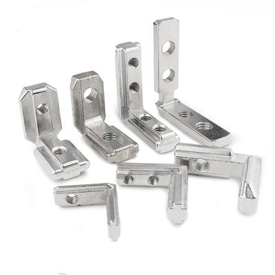 Ecknutverbinder 2020 / 3030 / 4040 / Rechtwinklig L-Typ ist geeignet für Aluminiumprofilverbindung