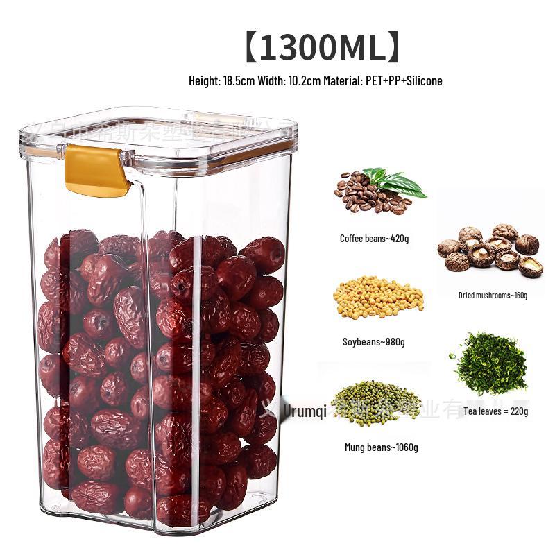 Transparent Food-Grade Plastic Storage Jar for Soups