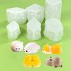 Lovely Animals Silicone Molds Nonstick Mousses Cake Molds Cake Decorating Tool for Truffles Cheesecakes Easy To Clean