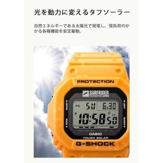 Zegarek Casio G-Shock produkt krajowy oryginalny zastosowano materiały przyjazne dla środowiska model współpracy z Surfrider Foundation Japan Wytrzymały męski