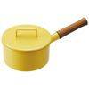 365methods Saucepan, Enamel, 16cm, Induction Compatible, Yellow, YY-16S.Y