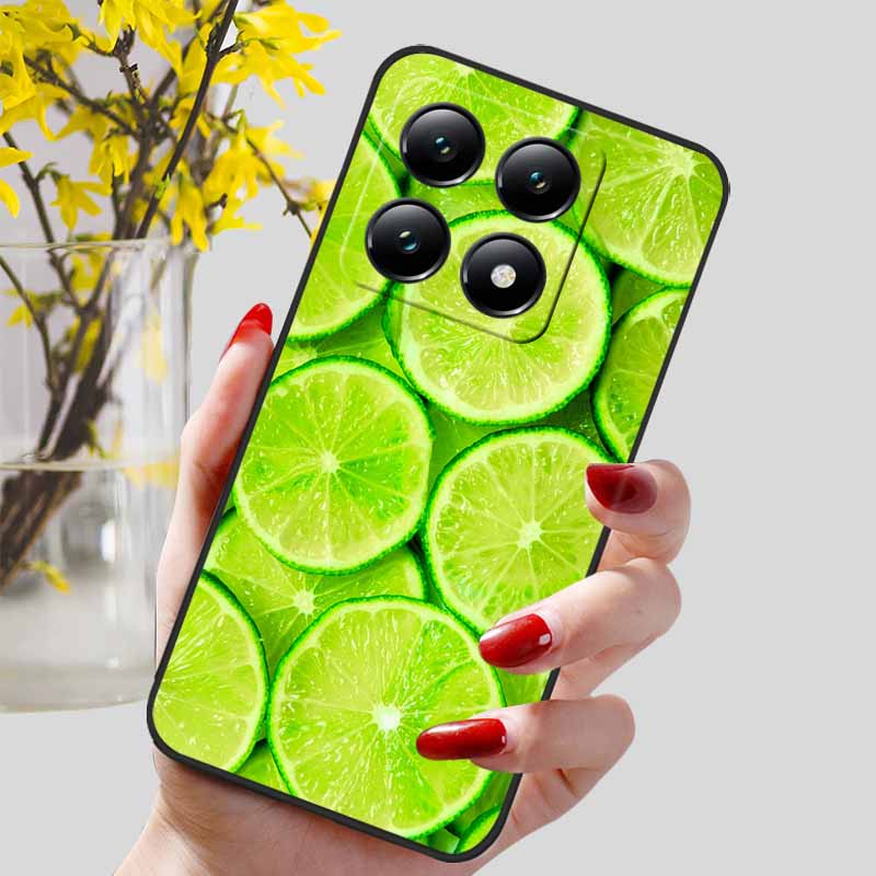 For Xiaomi 14T / 14T Pro Case Fashion Black TPU Marble Painted Cover for Xiaomi 14T Pro Shockproof Shell Capa Silicon Bag 6.67''