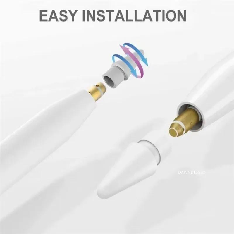 For Apple Pencil 1st 2nd 3rd USB-C Pro Tip Silicone Pencil Tips Replacement Stylus Pen Nib  2B HB For iPad Pencil Accessories