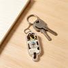 Tactile Mechanical Keyboard Keychain Mechanical Buttons Button Toy Keychain  Office Use