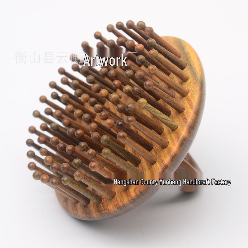 Sandalwood Toothed Massage Hair Comb