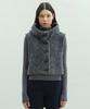 Deeto Boucle Hoodie Vest [Grey]