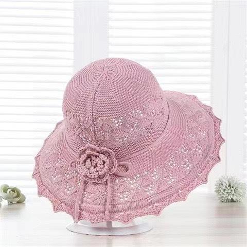 Hat Women's New Cute Sunscreen Hat Fashion Korean Version Summer Sunscreen Bucket Hat Bow Uv Sun Hat