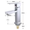 Basin Sink Bathroom Faucet Deck Mounted Single Cold Water Basin Mixer Taps Matte Black Lavatory Sink Tap Crane