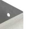 Post Anchor Set 4 Pcs Galvanized Metal 71 Mm
