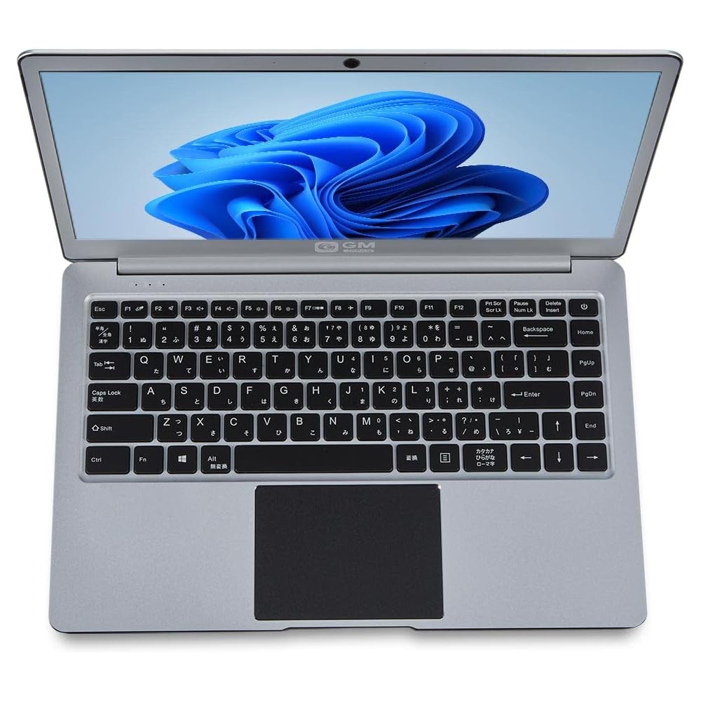 GLM GM-JAPAN Laptop, Windows 11, Office Pre-installed, Ultra-lightweight, Thin, 14-inch, 256GB SSD/8GB Memory/WPS Office/Celeron/Wi-Fi/USB 3.0/HDMI/We