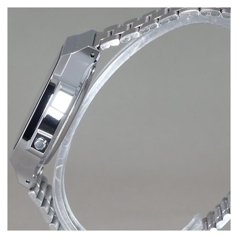 Casio retro fashion casual simple light metal classic small square waterproof movement quartz movement stainless steel strap Japanese A168WA-1A2WJR