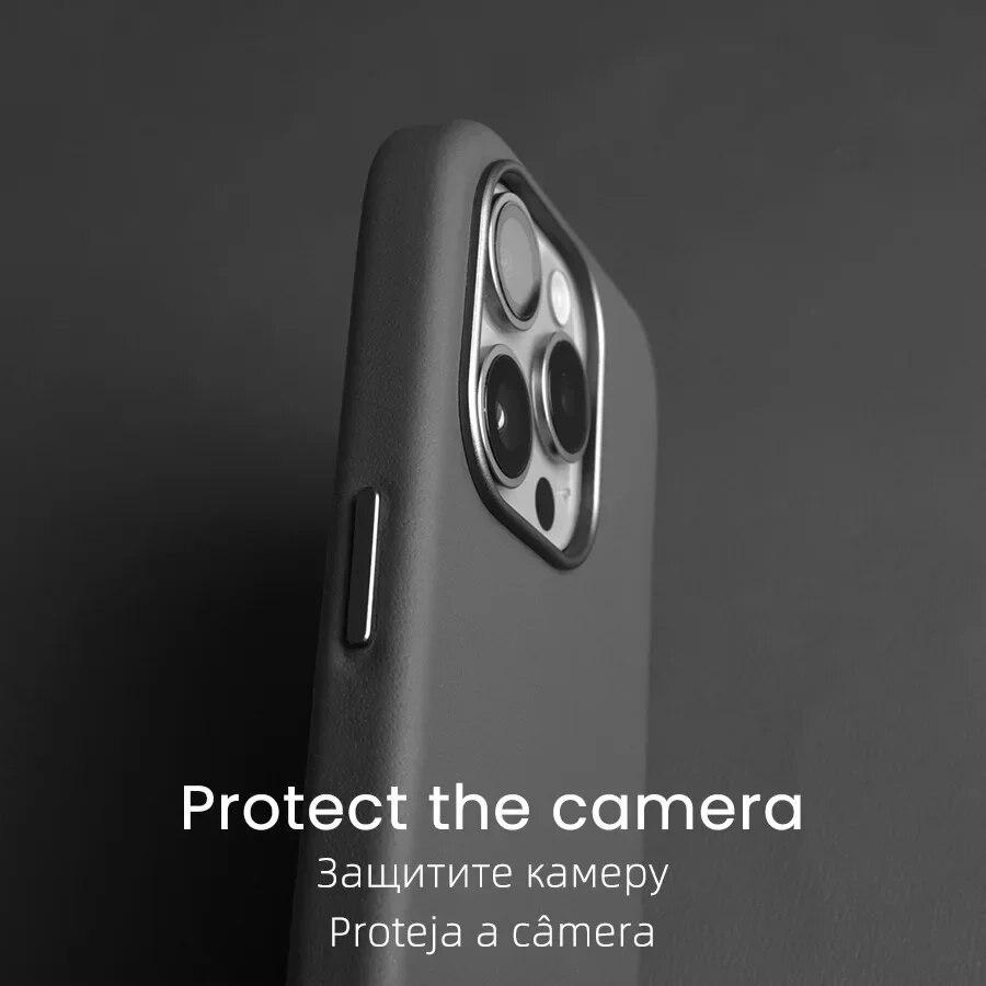 Nappa Leather Case for IPhone 15 14 Pro Max Magnetic Supercar Interior Genuine Leather Business Premium Cow Phone Cover