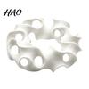 Aquarium Fish Shelter 3D Printed Hideout Cave, Wavy Hollow Ring Shrimp Shelter, Stable Bottom Decoration for Breeding Hiding Hole Decor, Tank Ornament