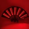 Rose Lace Edge LED Folding Fan - Wedding Gift & Dance Prop