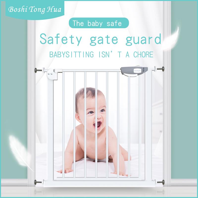 Safety Gate for Babies & Pets: Stairwell & Hallway Barrier Enclosure