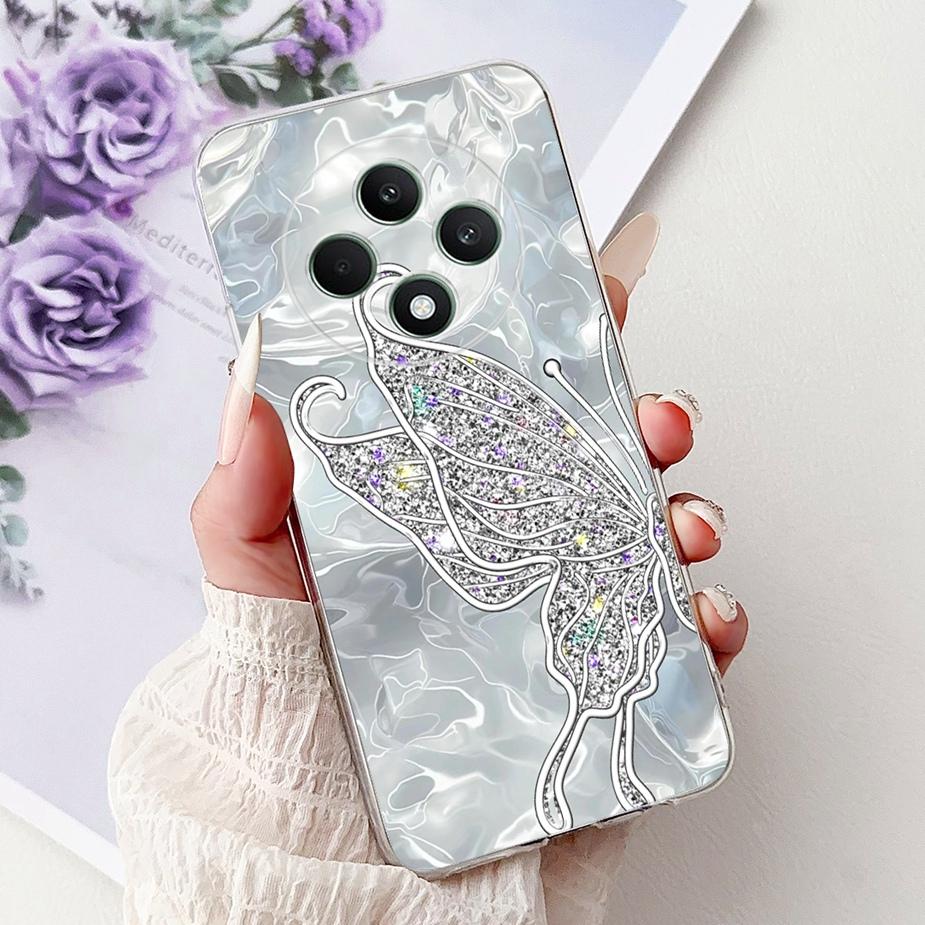 For Oppo Reno 12F 5G Case Reno12 FS CPH2637 Colorful Flowers Painted Cover Soft Silicone Case For Oppo Reno12 F 4G Reno12F Shell